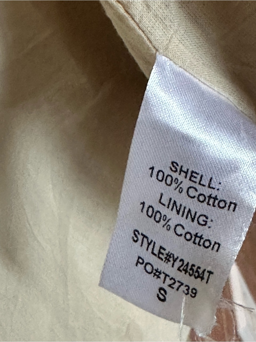 Tuckernuck Beige Cropped Trench Jacket - Picture 5 of 9